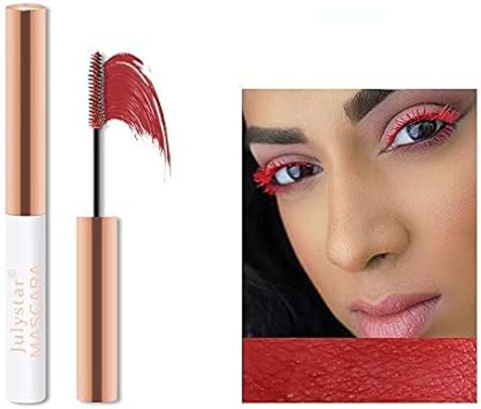 Julystar Colorful mascara primer waterproof, anti sweat, non dizzy, dyeing, long curling, thick white eye black (01#) Julystar Colorful mascara primer waterproof, anti sweat, non dizzy, dyeing, long curling, thick white eye black (01#)
