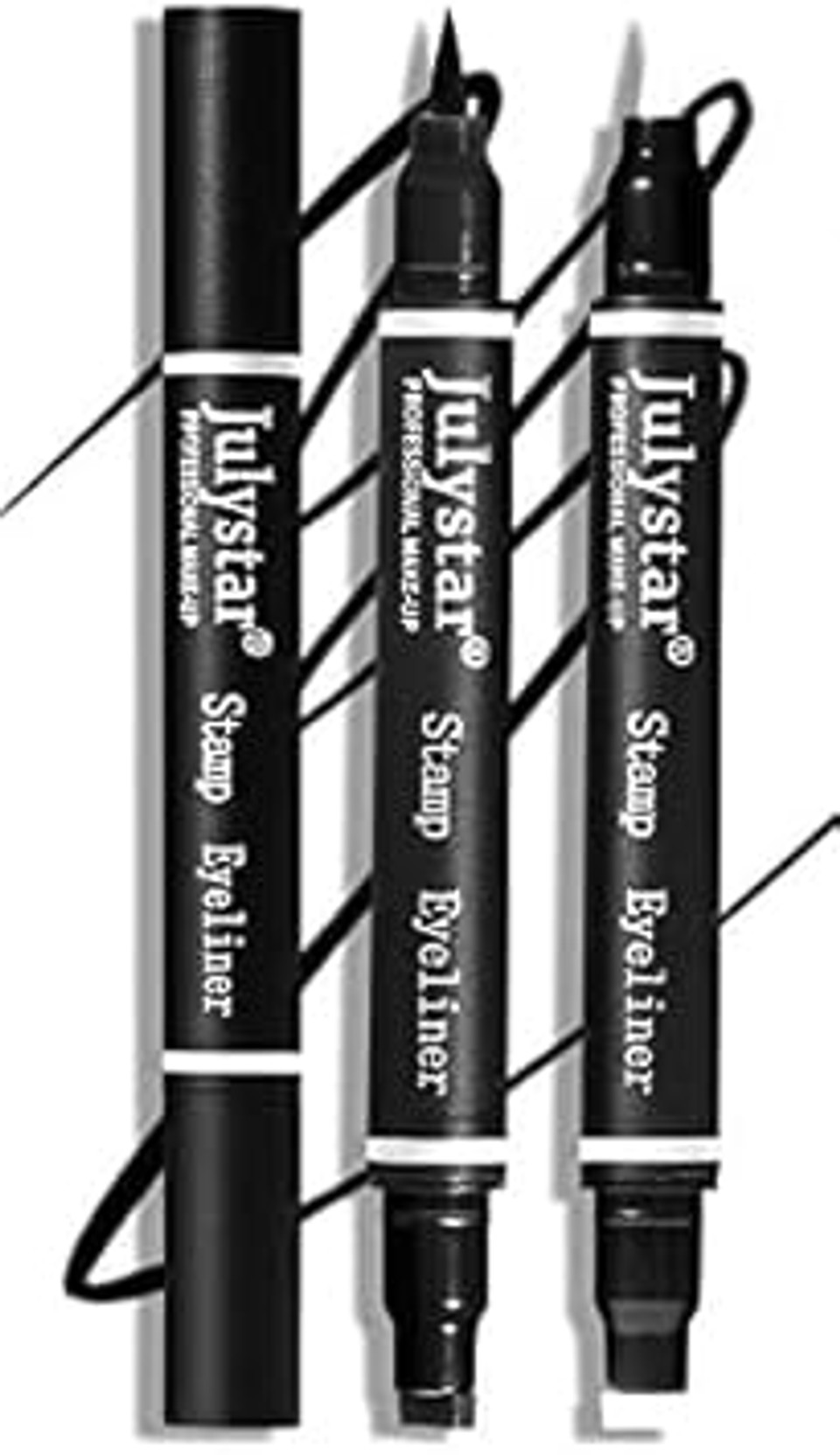 Julystar Cool Black Seal eyeliner waterproof and non smudging double head eyeliner Julystar Cool Black Seal eyeliner waterproof and non smudging double head eyeliner