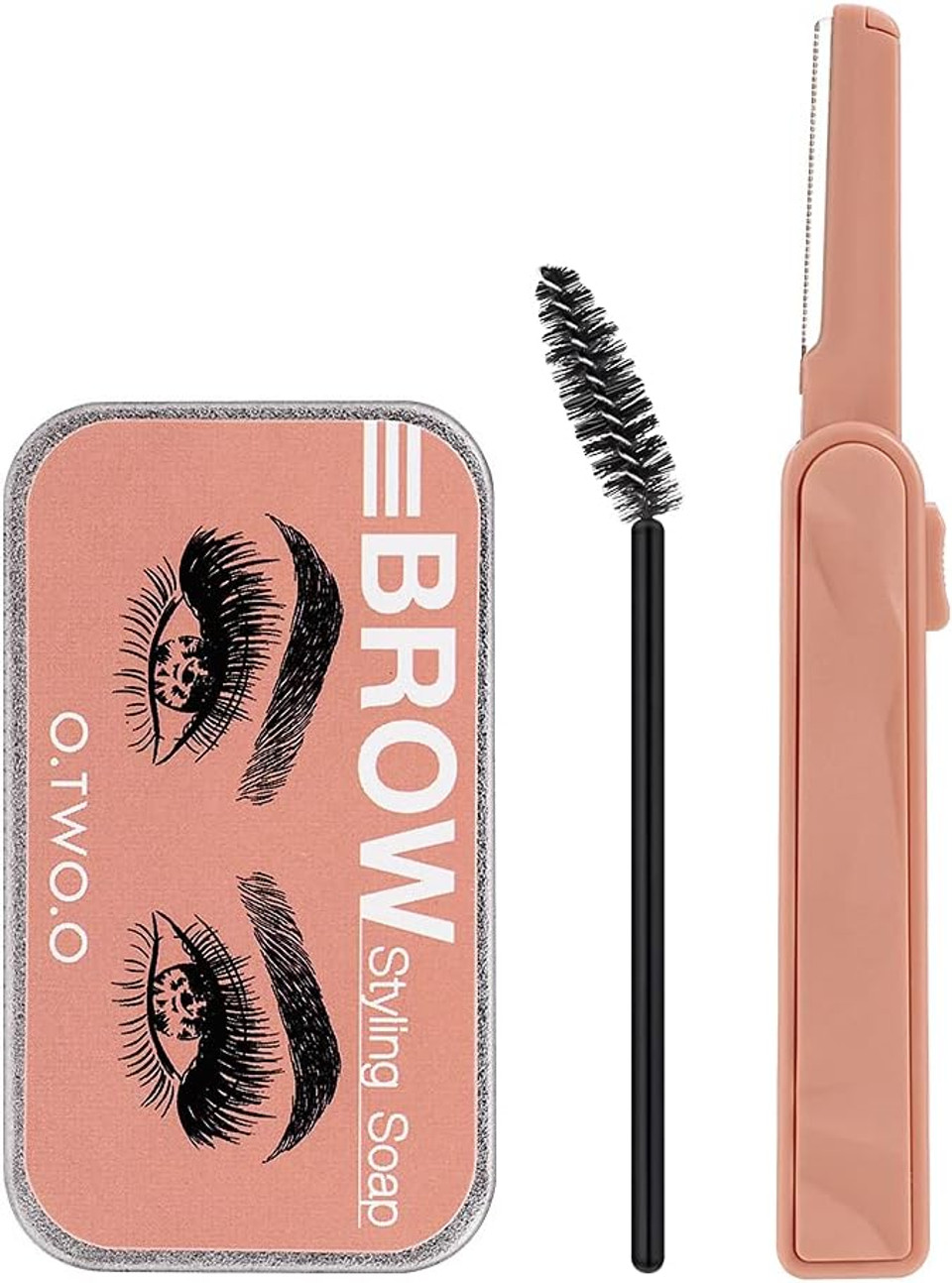 O.TWO.O Tinted Brow Styling Soap Long Lasting Waterproof (Black)