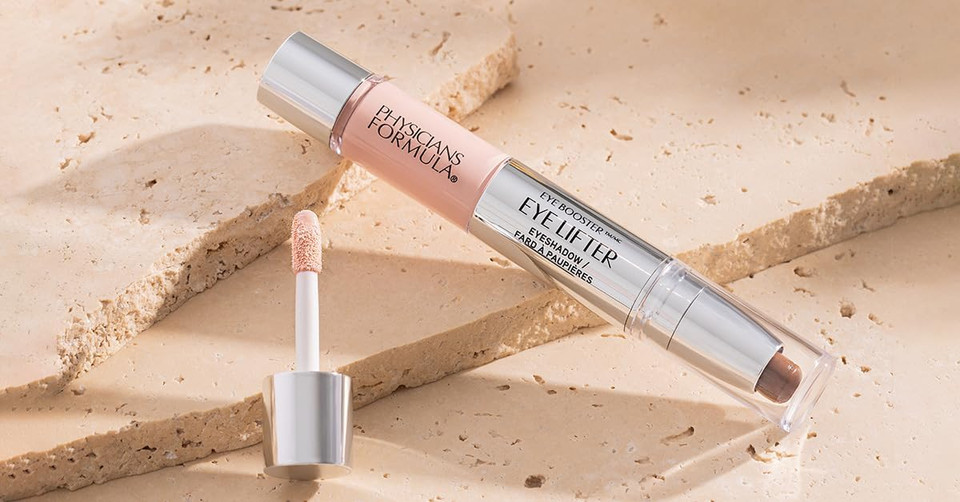 Physicians Formula Eye Booster Eye Lifter, Liquid and Cream Eyeshadow Stick Duo, Contours and Brightens Eyes for Instant Lift, Peptide-Infused, Universal