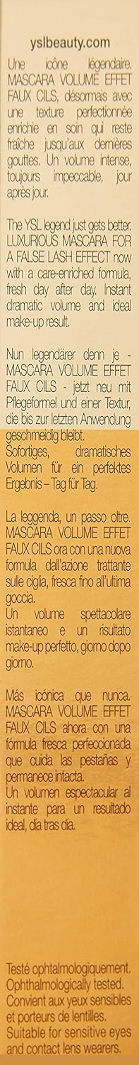 Yves Saint Laurent Mascara, 210 g, Burgundy (Pack of 2)