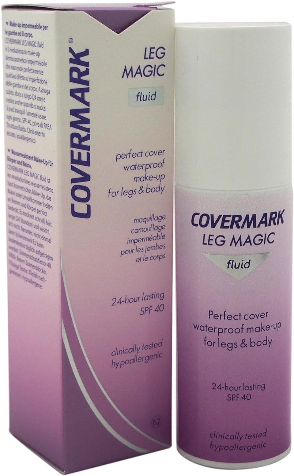 Covermark Leg Magic Fluid Perfect Cover Waterproof Make-Up Legs & Body 75ml - D1