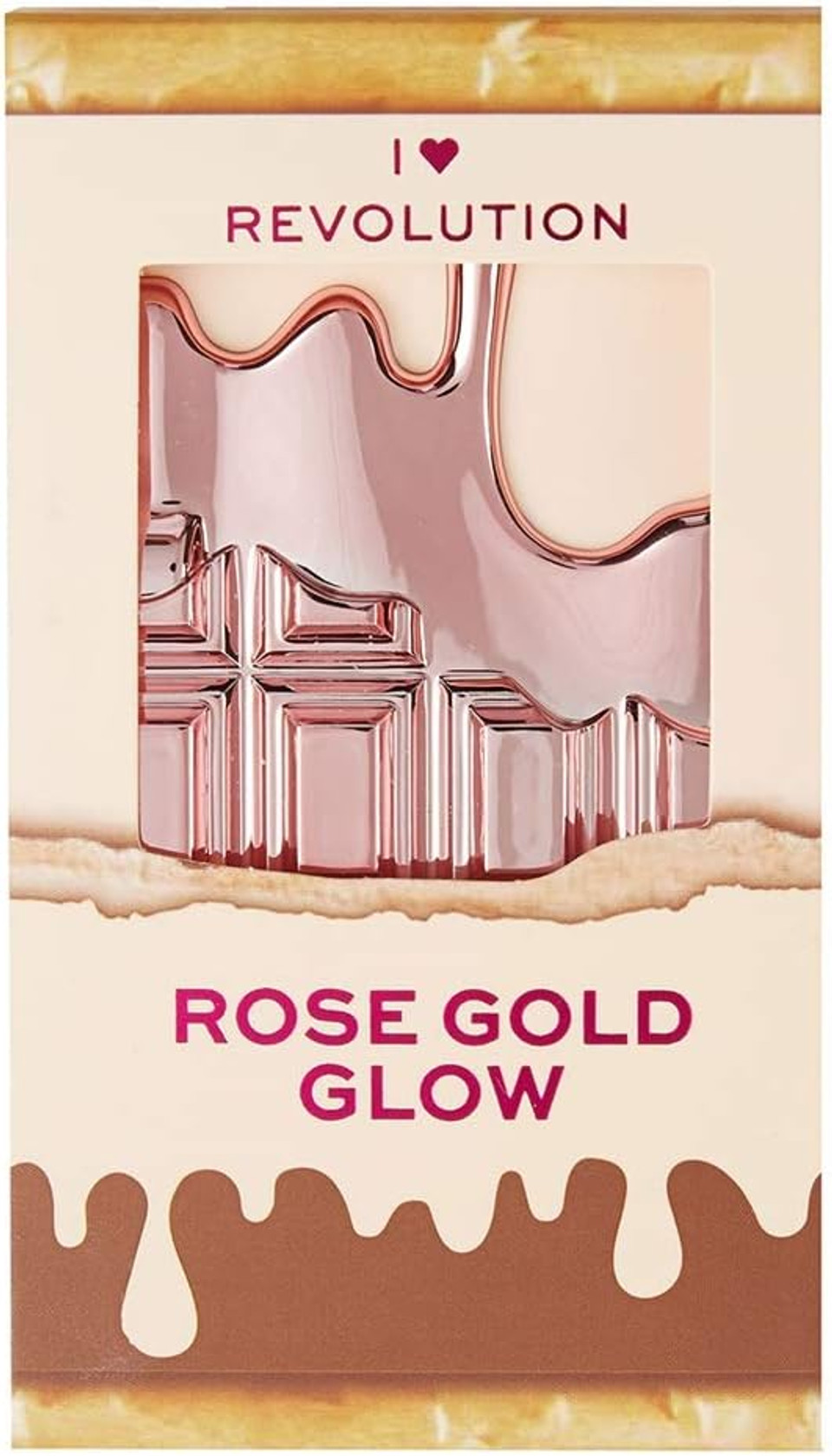 I Heart Revolution - Makeup Palette - Rose Gold Glow - Mini Chocolate Palette