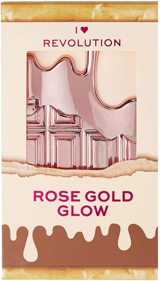 I Heart Revolution - Makeup Palette - Rose Gold Glow - Mini Chocolate Palette