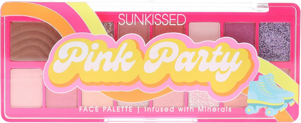 Sunkissed Pink Party Face Makeup Palette