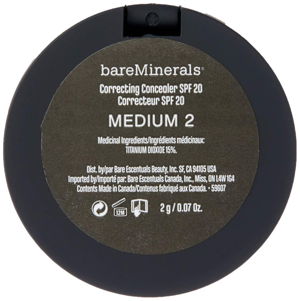 Bare Escentuals SPF 20 Correcting Concealer 2G, Medium 2, 2 Gram