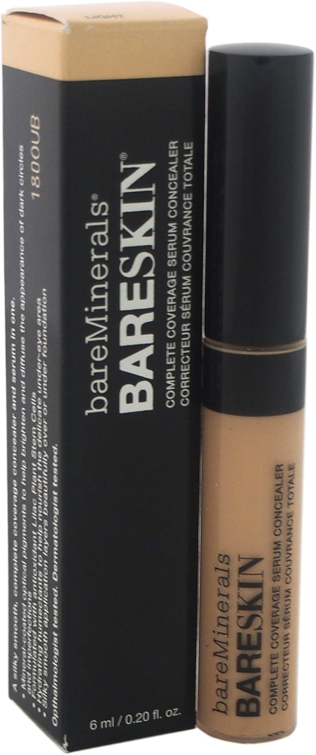 BARESKIN COMPLETE COVERAGE SERUM CONCEALER - LIGHT