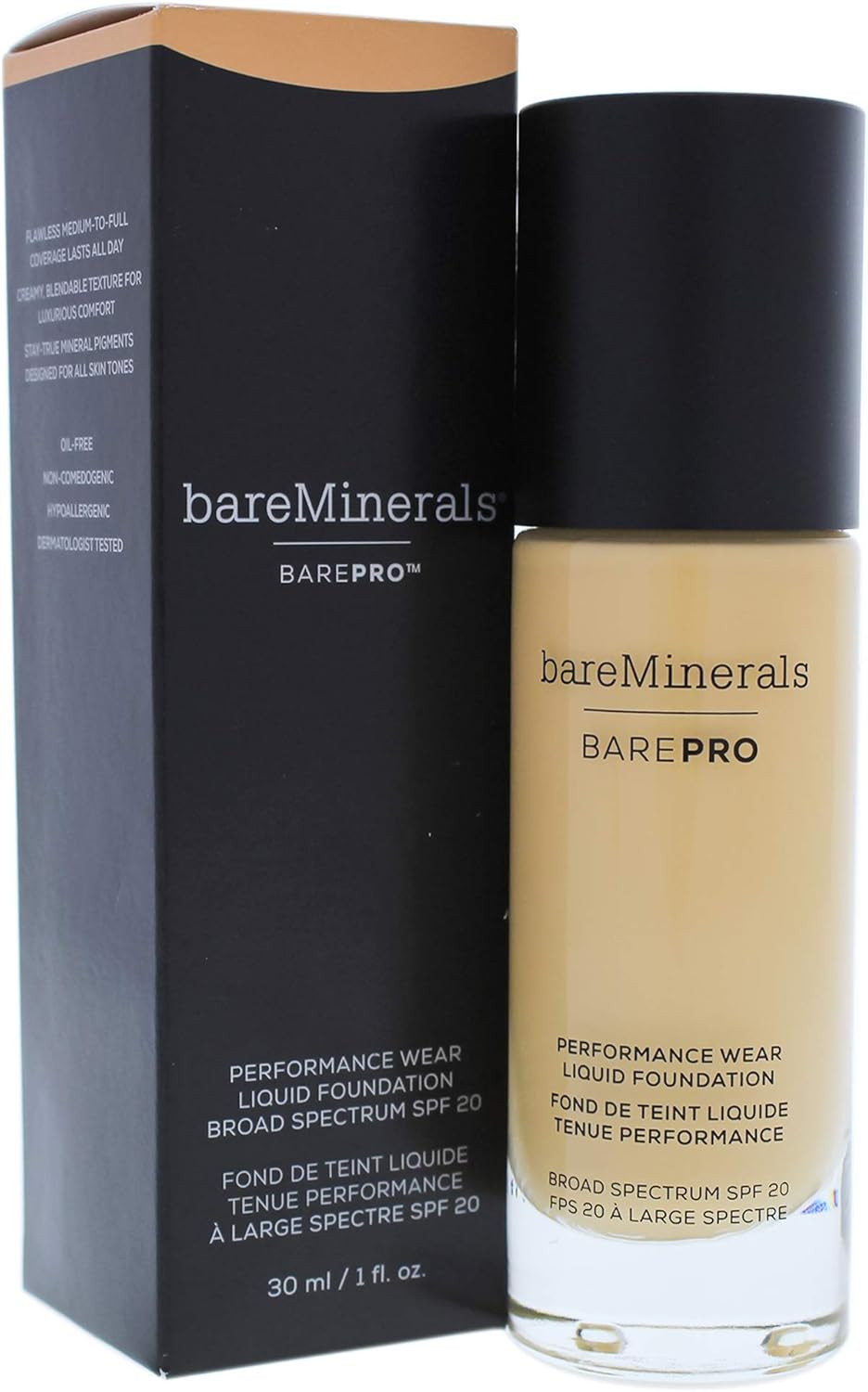 bareMinerals Barepro Performance Wear Liquid Foundation Spf 20-17 Camel For Women 1 Oz Foundation
