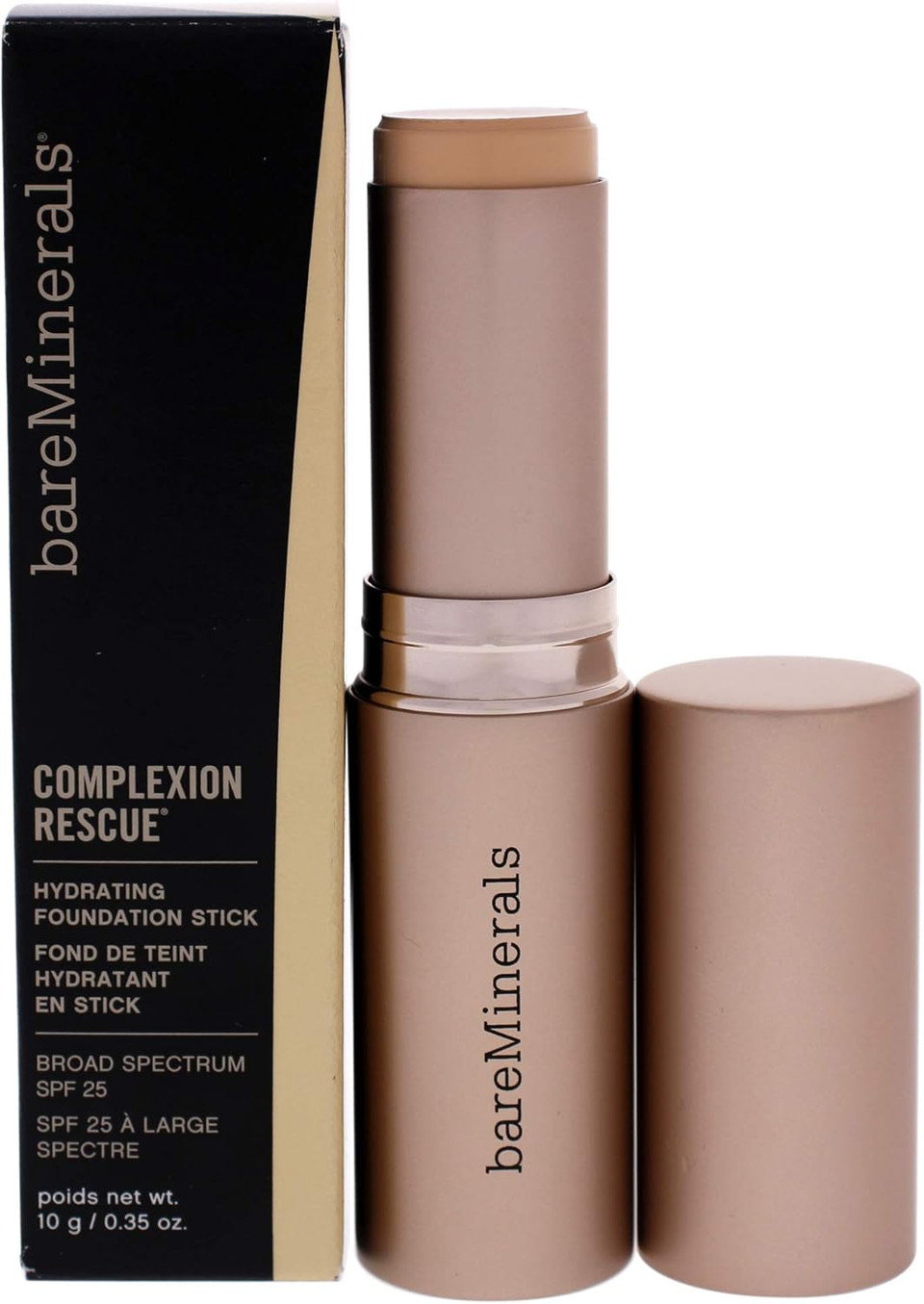 Complexion Rescue Hydrating Foundation Stick SPF 25-02 Vanilla by bareMinerals for Women - 0.35 oz Foundation, 10g
