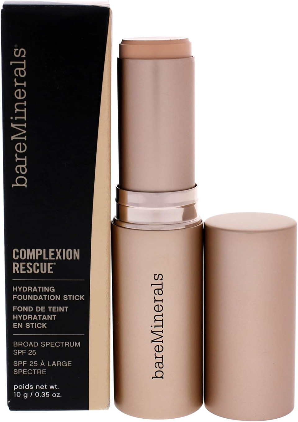 Complexion Rescue Hydrating Foundation Stick SPF 25-04 Suede by bareMinerals for Women - 0.35 oz Foundation