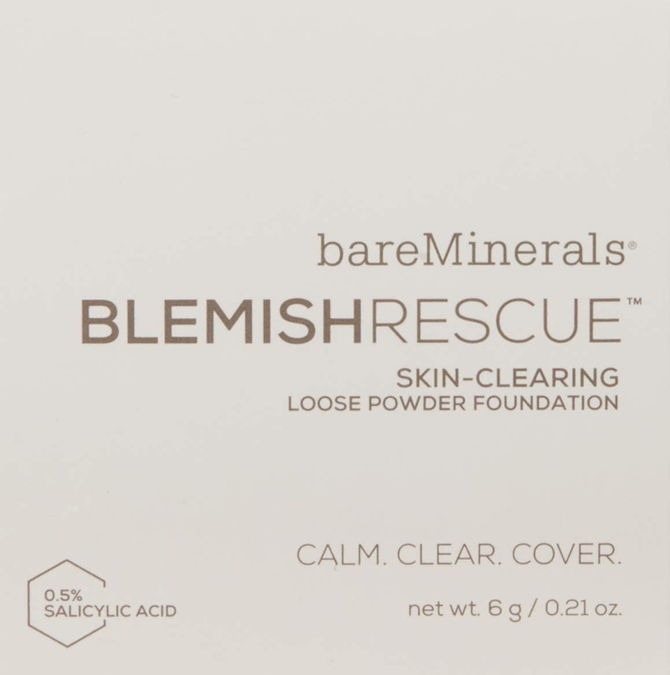Blemish Rescue Skin-Clearing Loose Powder Foundation - 3C Medium by bareMinerals for Women - 0.21 oz, I0090527