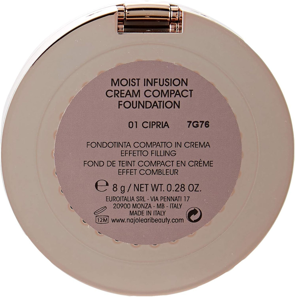NAJ-OLEARI Moist Infusion Cream Compact Foundation 01 Powder