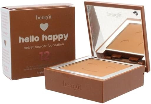 Benefit Hello Happy Velvet Powder Foundation 7g (Shade 12)