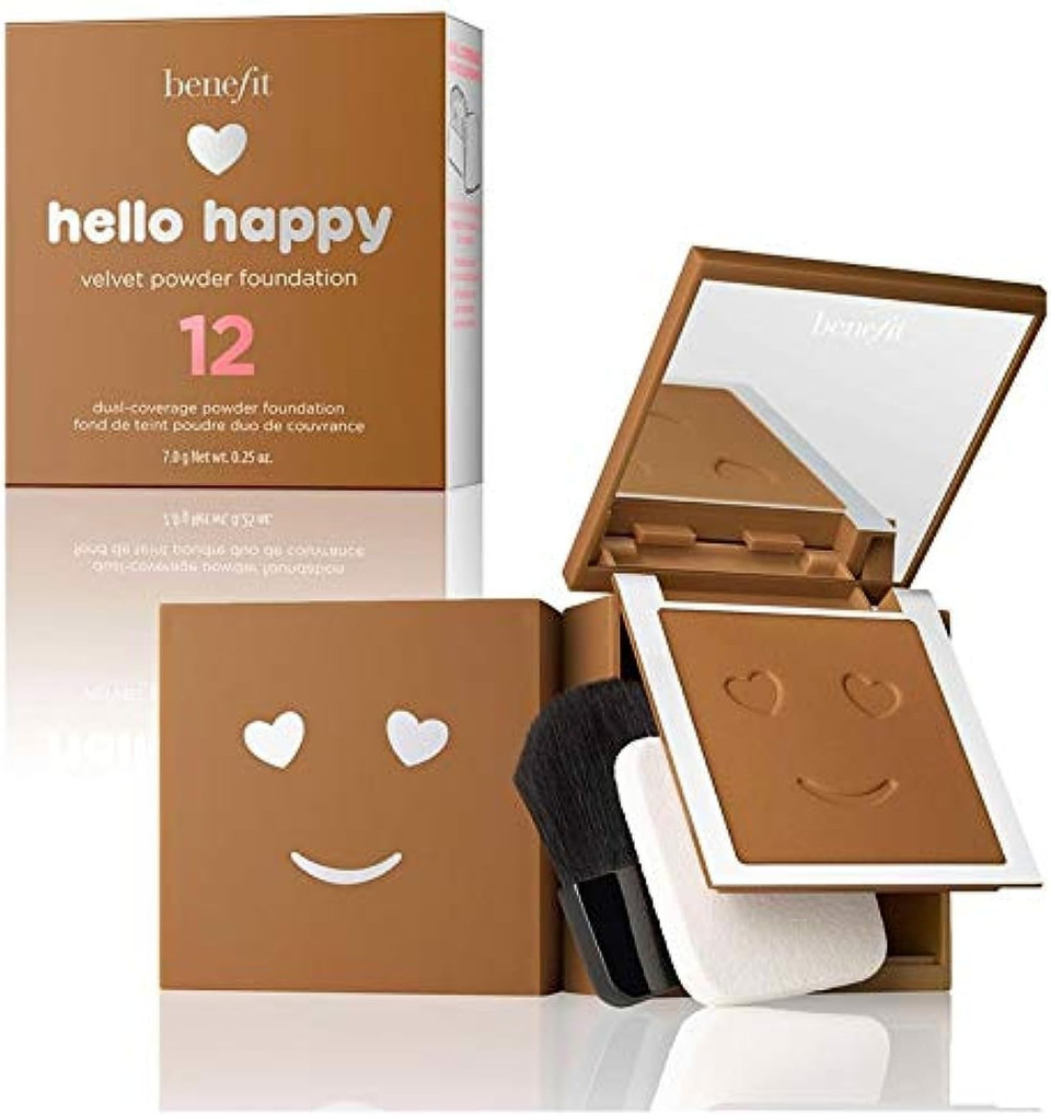 Benefit Hello Happy Velvet Powder Foundation 7g (Shade 12)