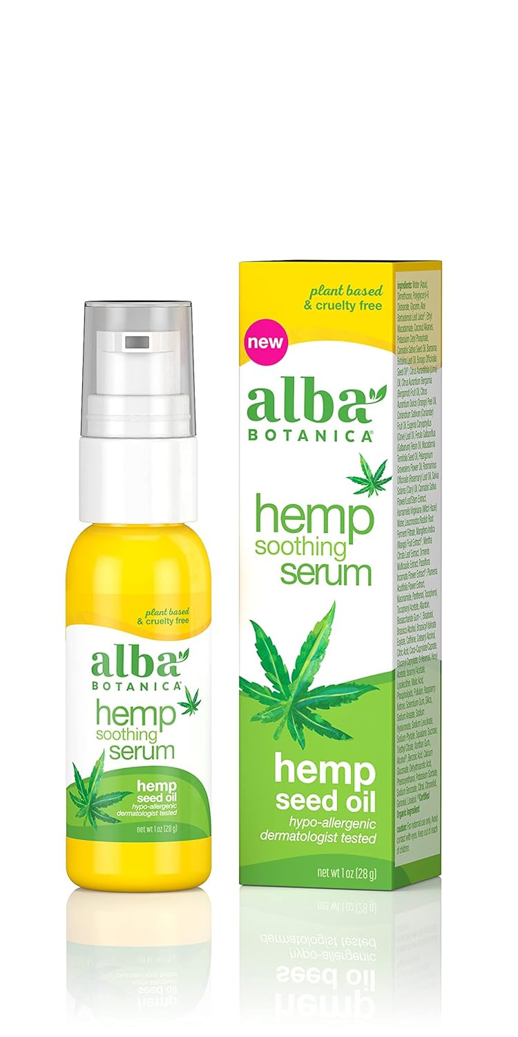Alba Botanica Hemp Soothing Serum, 1 Oz