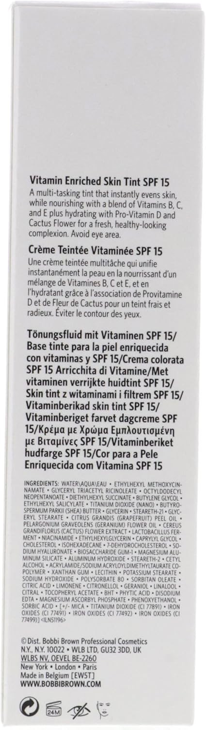 BOBBI BROWN Vitamin Enriched Skin Tint SPF 15 No.3 Light (50 ml) - Bobbi Brown Vitamin Enriched Hydrating Skin Tint SPF 15 with Hyaluronic Acid Light 3