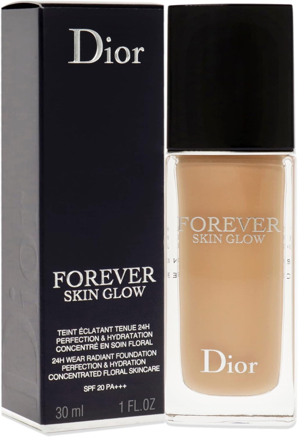 Christian Dior Dior Forever Skin Glow Foundation SPF 20-3WP Warm Peach Glow For Women 1 oz Foundation