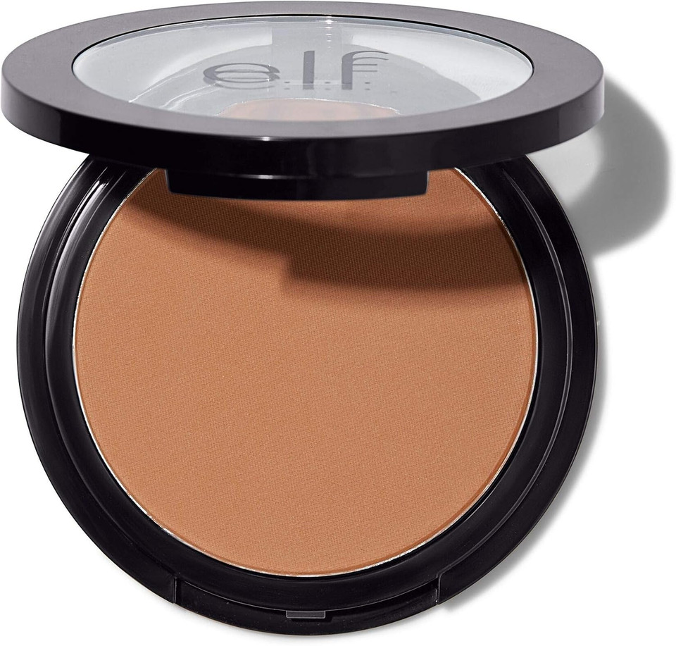 e.l.f. Primer-Infused Bronzer, Long-Lasting & Budge-Free Makeup, Lightweight & Buildable, Smooth & Easy Application, Vegan & Cruelty-Free, Fresh Tan