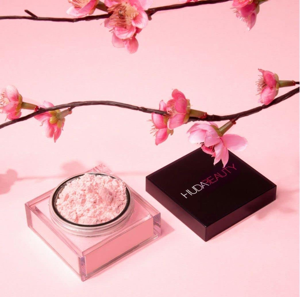 HUDABEAUTY Easy Bake Loose Baking & Setting Powder Full Size - CHERRY BLOSSOM (Sheer Soft Pink), 20 g (Pack of 1)