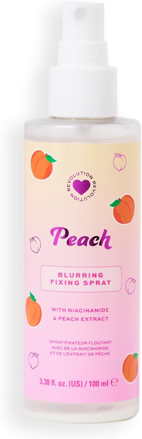 I Heart Revolution Watermelon Dewy Fixing Spray, Lightweight, Dewy Formula, Vegan & Cruelty-Free, 100ml