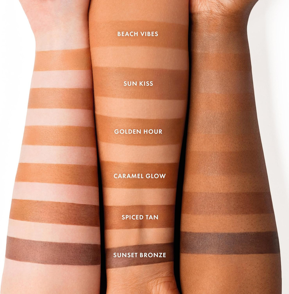 ICONIC London Sheer Bronze - Liquid Bronzer for a Radiant and Luminous Skin, Spiced Tan, 12.5ml