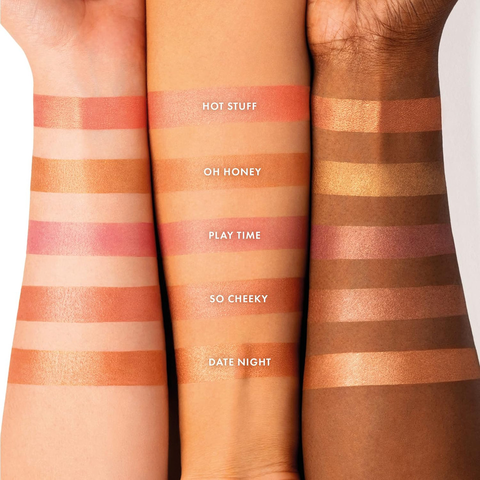 ICONIC LONDON Kissed by the Sun Multi-Use Cheek Glow Illuminator | Highlighter Makeup Bronzer, Date Night, 5 g, 5 g (Pack of 1) ICONIC LONDON Kissed by the Sun Multi-Use Cheek Glow Illuminator | Highlighter Makeup Bronzer, Date Night, 5 g, 5 g (Pack of 1)