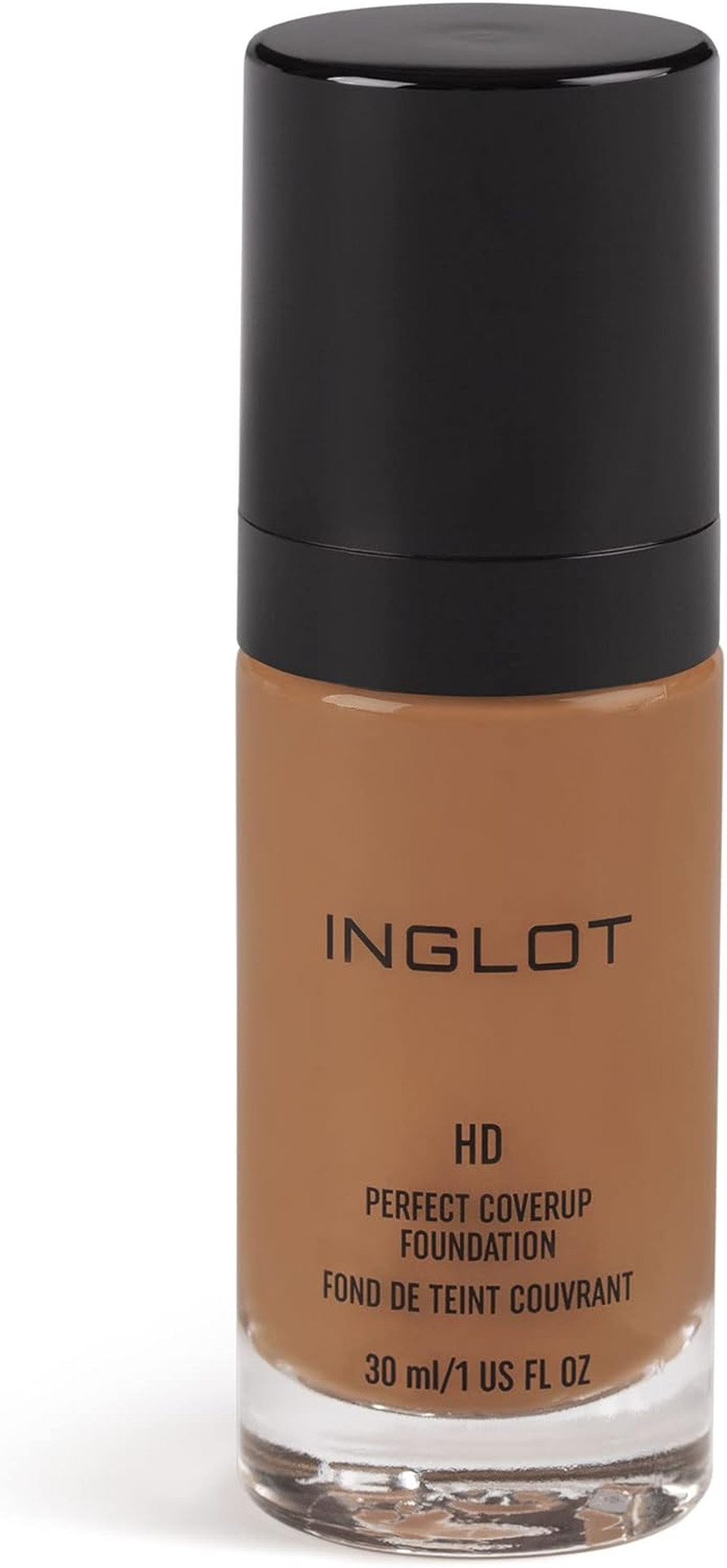 Inglot HD Perfect Coverup Foundation, for a Long-Lasting Effect with HD Pigments, Hypoallergenic, Natural, Flawless Look, with White Truffle Extract, 30 ml: 86