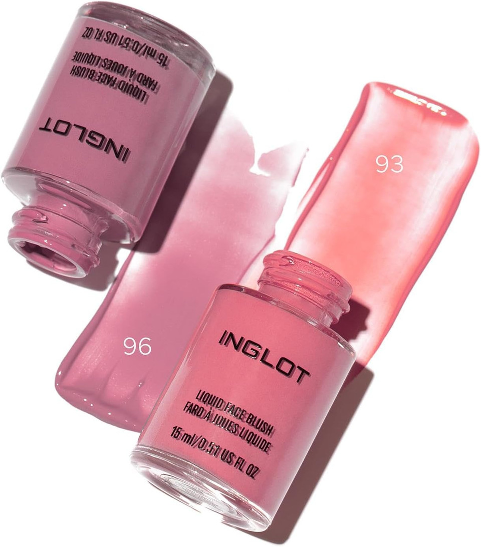 Inglot Liquid Face Blush  Long-Lasting and Buildable Blush for a Radiant Glow | Lightweight Formula for a Natural Flush | Creamy, Blendable Blush for Smooth and Dewy Finish | 15 ml | 96 Inglot Liquid Face Blush  Long-Lasting and Buildable Blush for a Radiant Glow | Lightweight Formula for a Natural Flush | Creamy, Blendable Blush for Smooth and Dewy Finish | 15 ml | 96