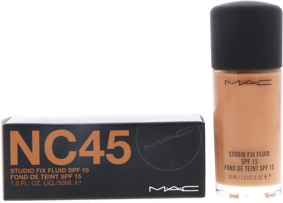 MAC Studio Fix Fluid Foundation SPF15 NC45