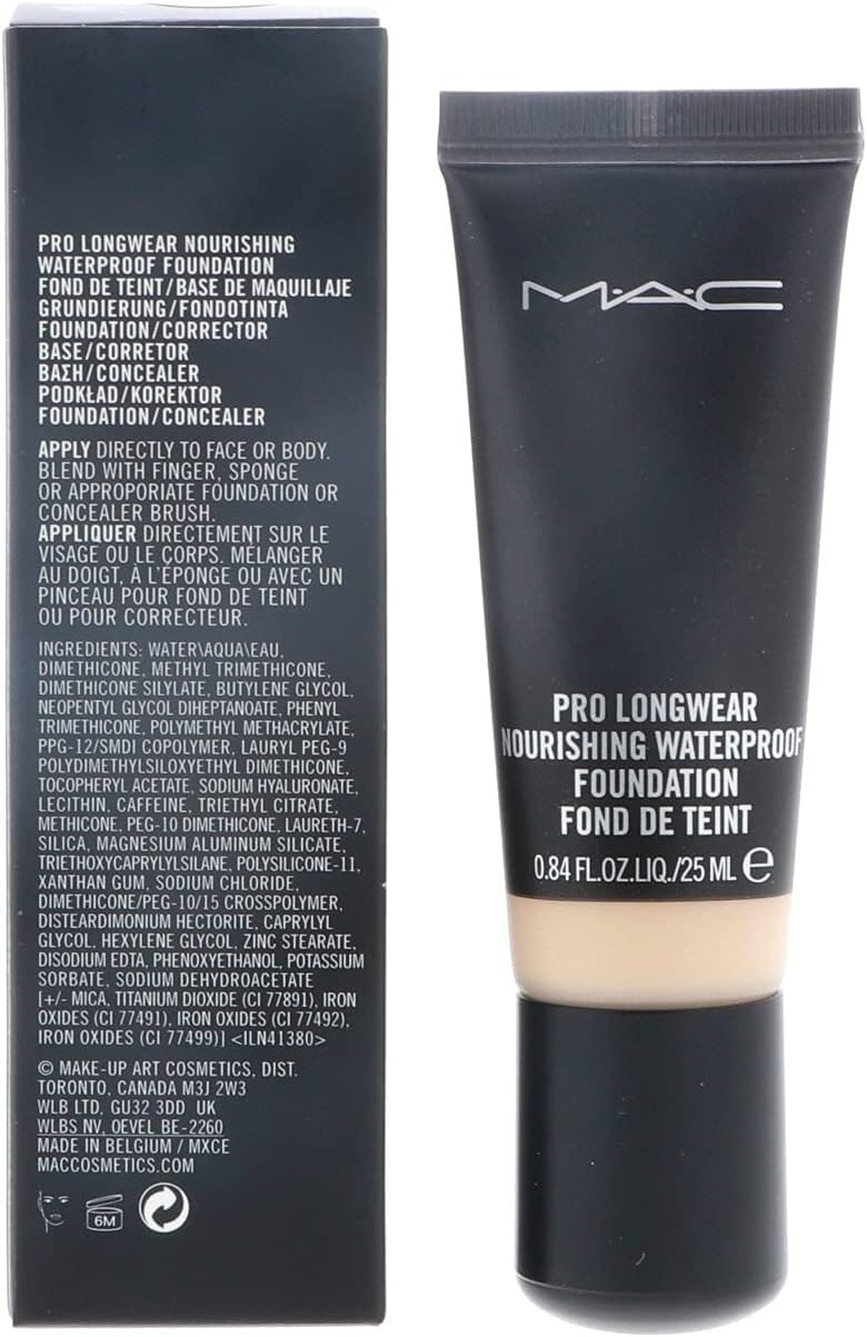 MAC Nourishing Waterproof Foundation Colour: NC30, 25 m
