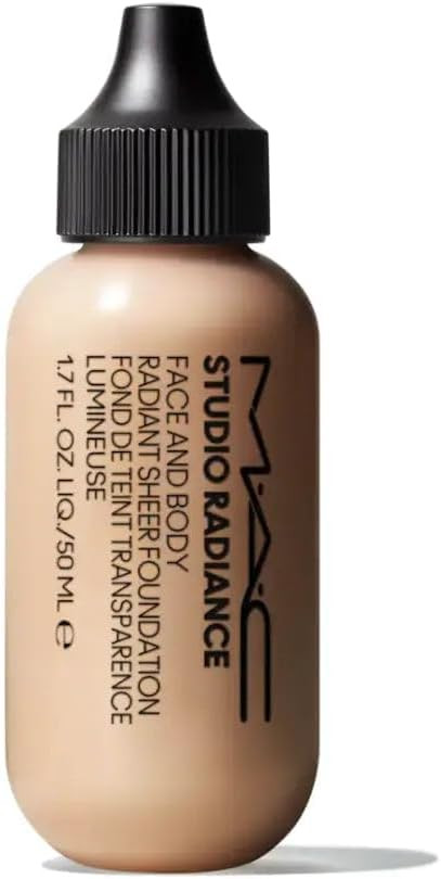 MAC, Studio Radiance Face and Body Radiant Sheer Foundation - C4, 50 ml, Pack of 1