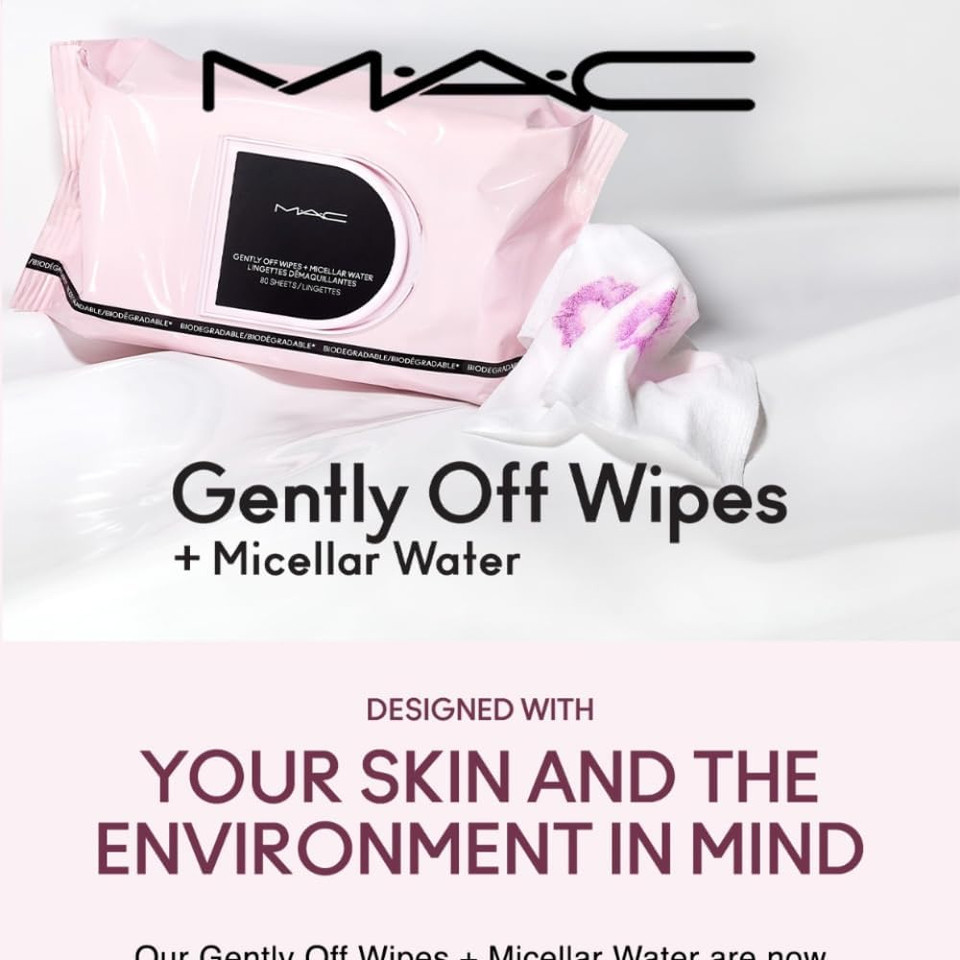 MAC, Bio Gently Off Wipes Mini, Pack of 30