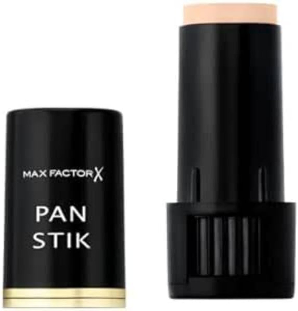 Max Factor Pan Stik Foundation, 25 Fair, Full Coverage and Smooth Texture for Dewy Skin Look, 9 g 774265 (Pack of 2)