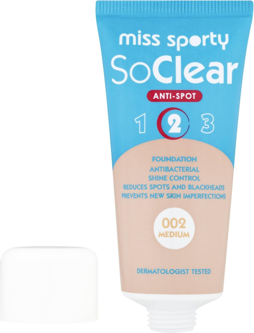 Miss Sporty So Clear Foundation, 30 ml, Light