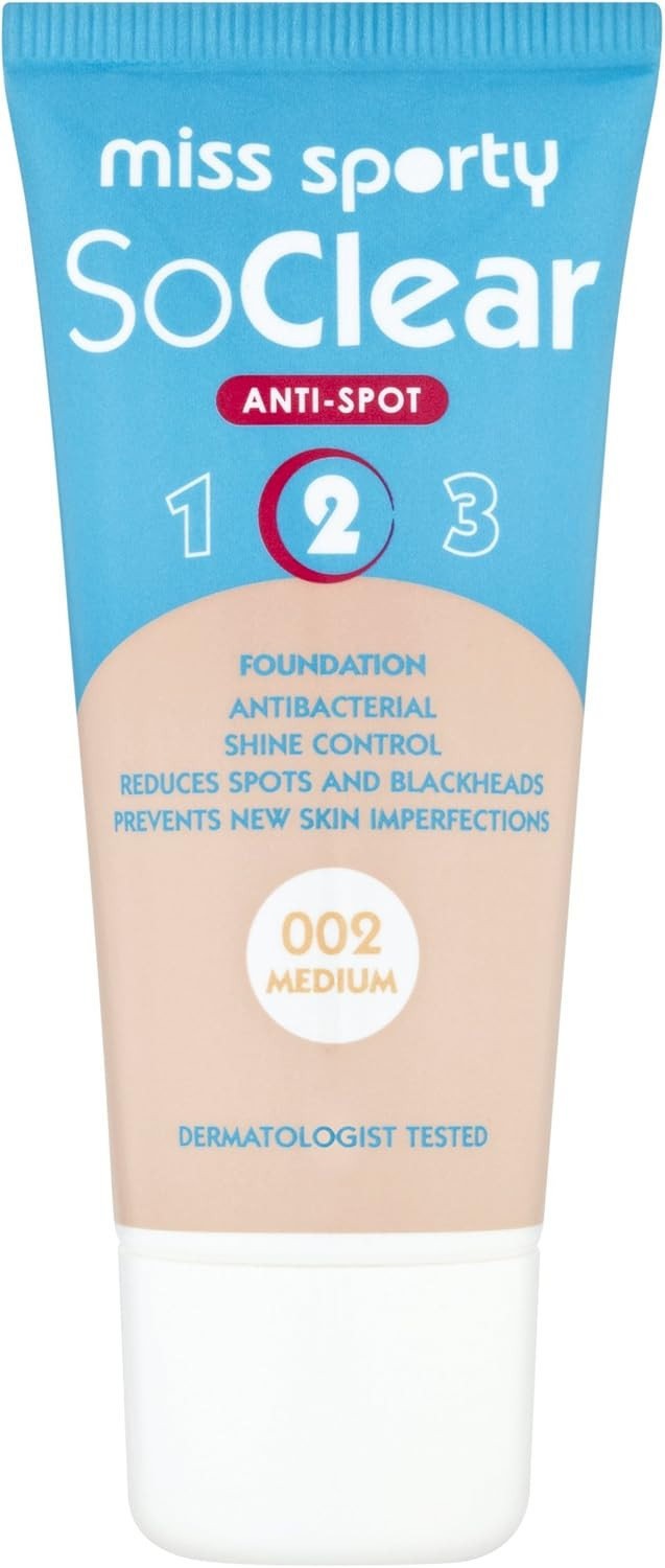 Miss Sporty So Clear Foundation, 30 ml, Light