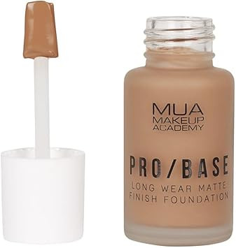 MUA Makeup Academy Pro/Base Full Coverage Long Wear Matte Finish Foundation, Shade #180, 30 ml - Vegan & Cruelty Free