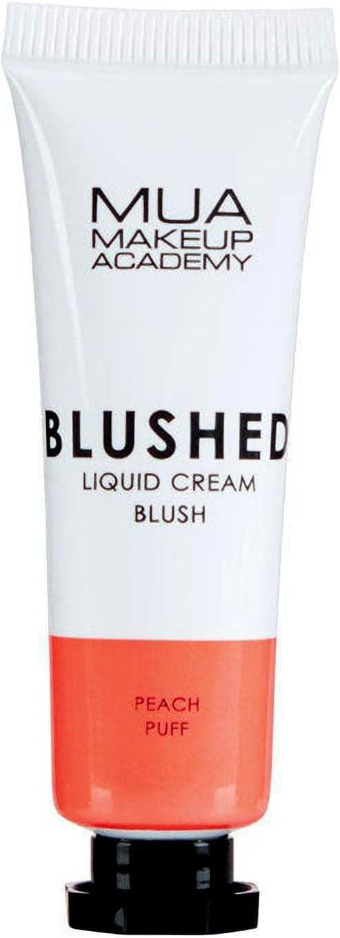 MUA Make Up Academy Blushed Liquid Cream Blusher Cosmetics (Peach Puff)