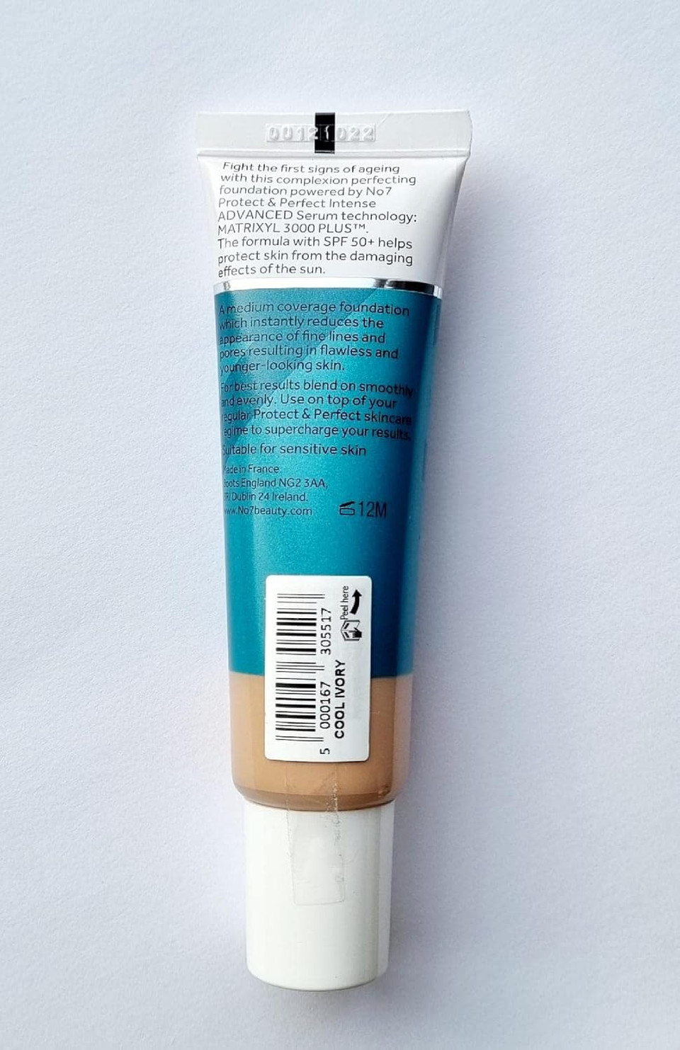 No7 Protect & Perfect ADVANCED All in One Foundation (new packaging) - Cool Ivory