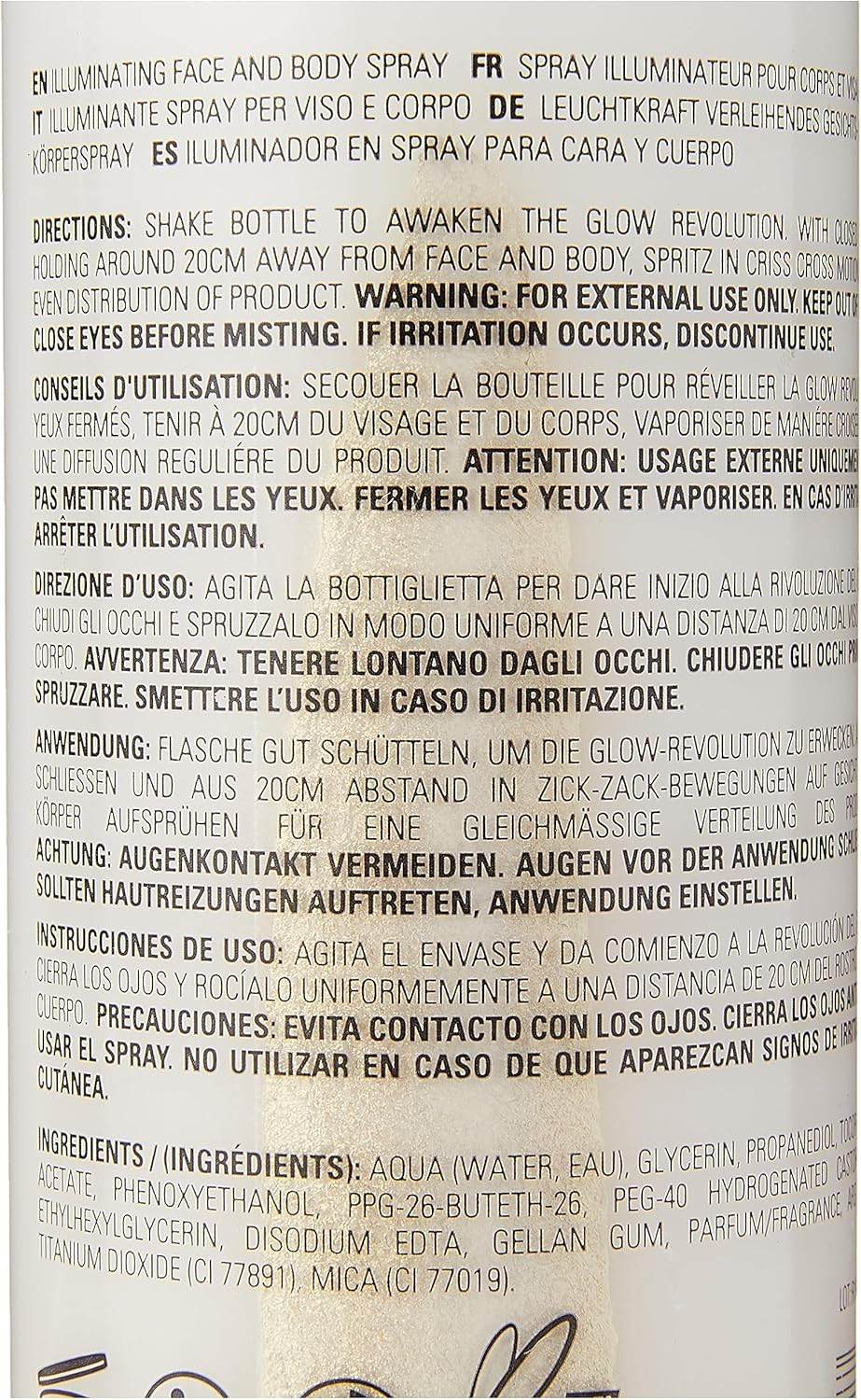 Makeup Revolution, Glow Revolution, Highlighter, Eternal Gold, 200ml