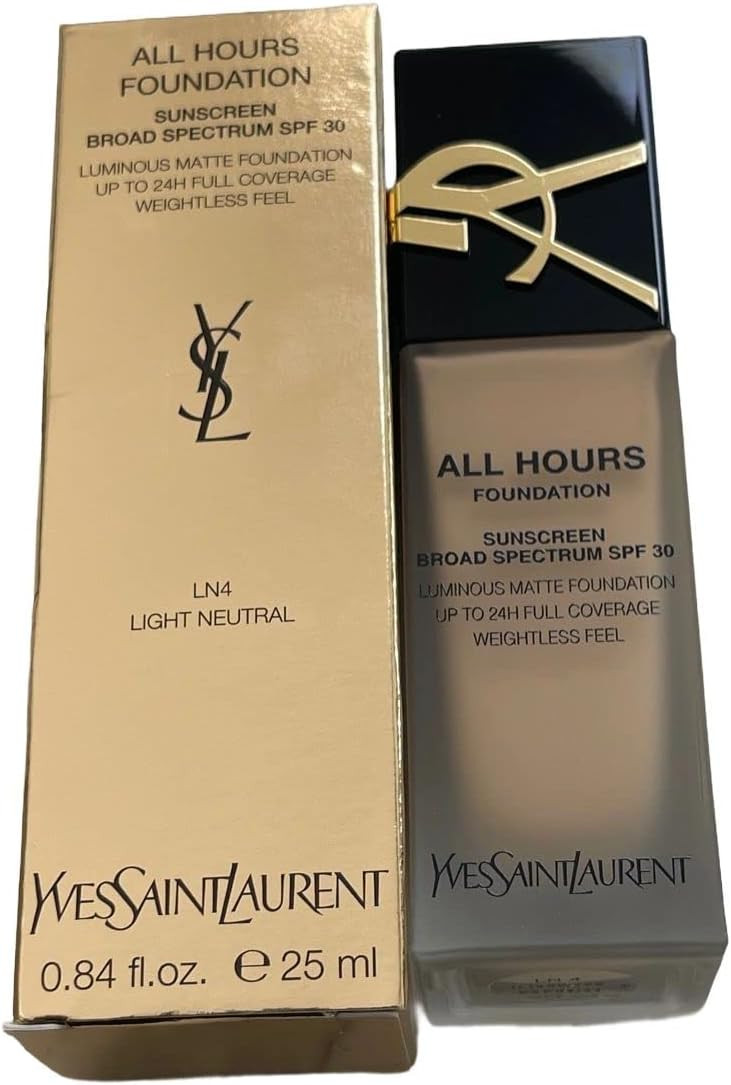 All hours Foundation SPF 30 - LN4 by Yves Saint Laurent for Women - 0.85 oz Foundation