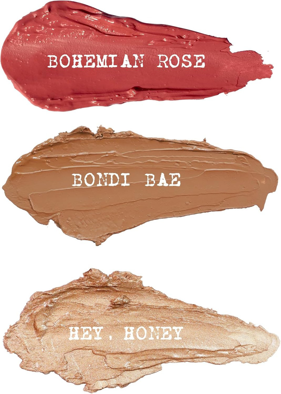 Nudestix Roses N' Honey Nudes LipStick 3 Piece Set - Bohemian Rose, Bondi Bae, Hey Honey