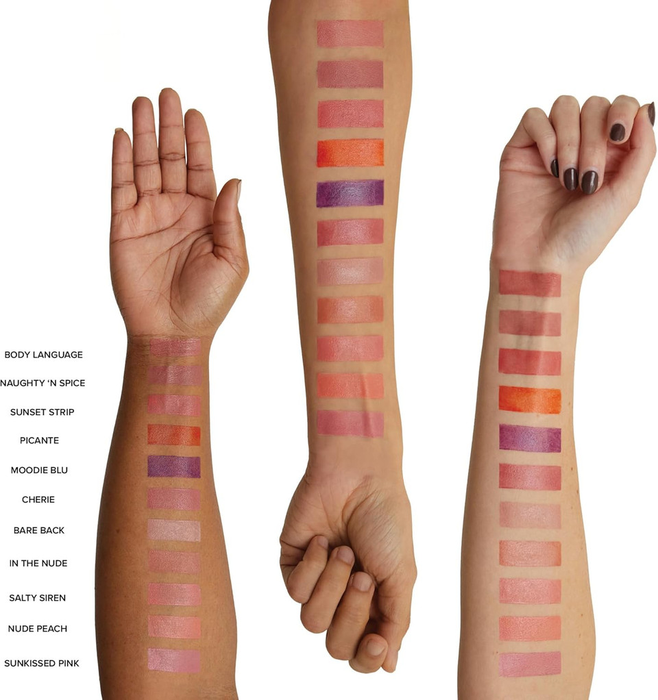 Nudestix Nudies Blush Stick w/Blending Brush, 3-in-1 Matte Color for Cheeks, Eyes, Lips, Creamy Makeup for Natural, Healthy, Youthful Look, 0.25 oz (7g) (Bare Back) Nudestix Nudies Blush Stick w/Blending Brush, 3-in-1 Matte Color for Cheeks, Eyes, Lips, Creamy Makeup for Natural, Healthy, Youthful Look, 0.25 oz (7g) (Bare Back)