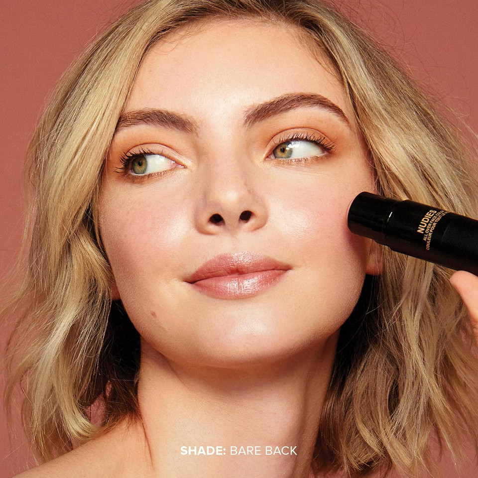 Nudestix Nudies Blush Stick w/Blending Brush, 3-in-1 Matte Color for Cheeks, Eyes, Lips, Creamy Makeup for Natural, Healthy, Youthful Look, 0.25 oz (7g) (Bare Back) Nudestix Nudies Blush Stick w/Blending Brush, 3-in-1 Matte Color for Cheeks, Eyes, Lips, Creamy Makeup for Natural, Healthy, Youthful Look, 0.25 oz (7g) (Bare Back)