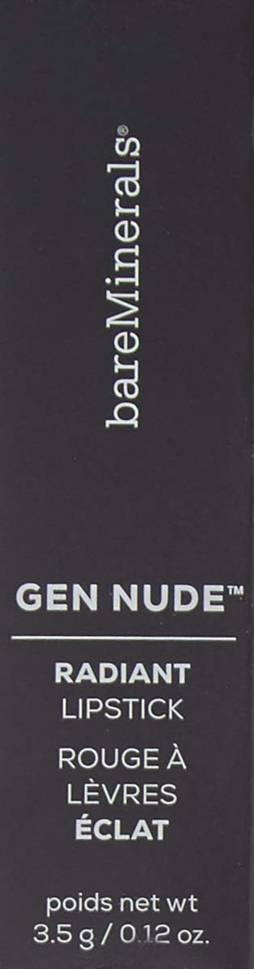 bareMinerals Gen Nude Radiant Lipstick - Queen For Women, Red, 0.12 Oz, (Pack of 1)