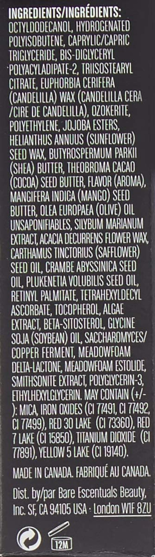 bareMinerals Gen Nude Radiant Lipstick - Queen For Women, Red, 0.12 Oz, (Pack of 1)