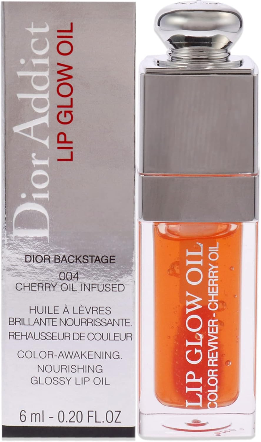 Christian Dior Dior Addict Lip Glow Oil - 004 Coral Women Lip Oil 0.2 oz,6 ml (1er Pack)