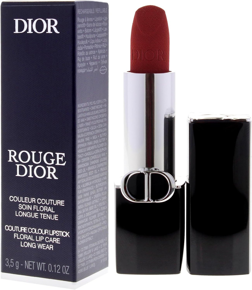 Rouge Dior Couture Velvet Lipstick - 772 Classic Rosewood by Christian Dior for Women - 0.12 oz Lipstick (Refillable)
