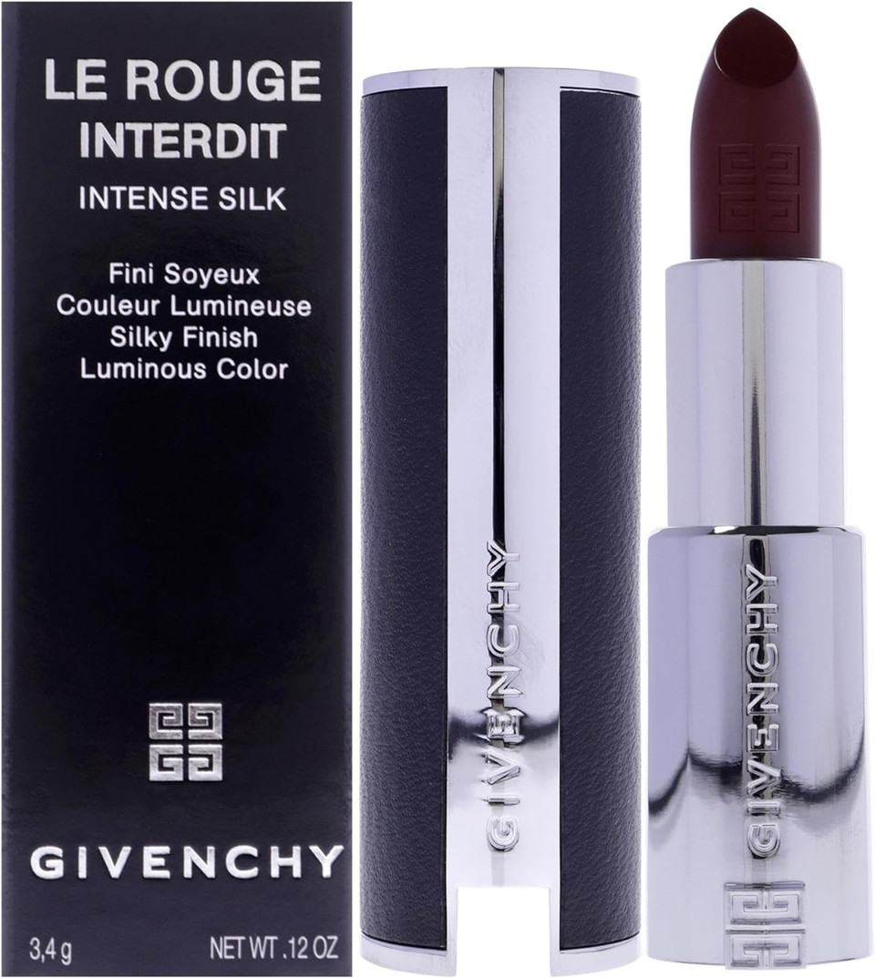 Le Rouge Interdit Intense Silk Lipstick - N334 Grenat Volontaire by Givenchy for Women - 0.11 oz Lipstick