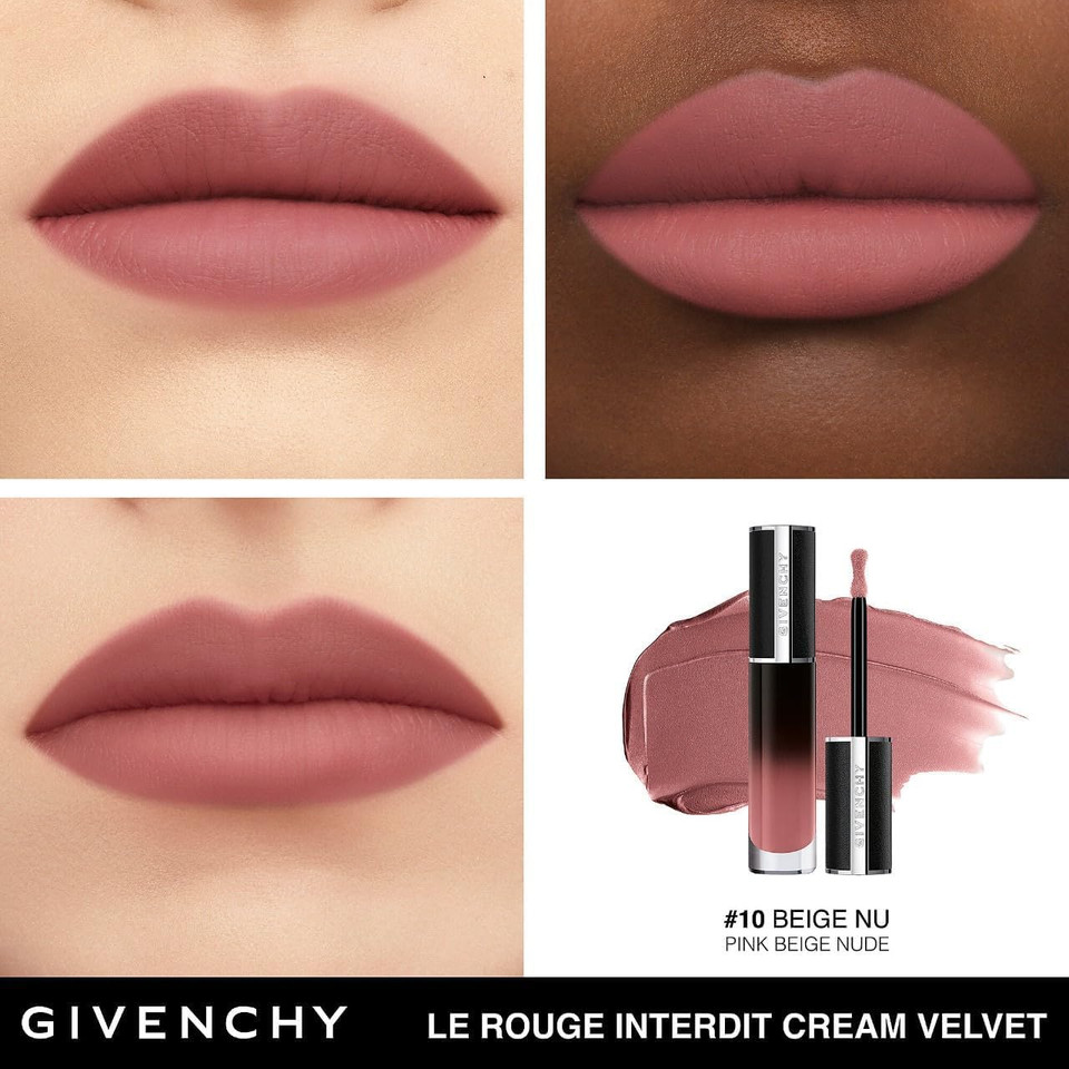 GIVENCHY Le Rouge Interdit Cream Velvet - 10 Beige Nude 6,5 ml GIVENCHY Le Rouge Interdit Cream Velvet - 10 Beige Nude 6,5 ml