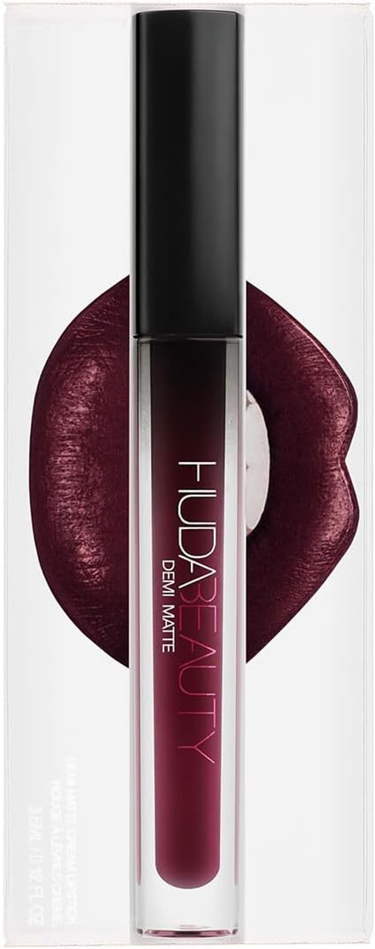 HUDA BEAUTY Demi Matte Cream Lipstick (Bawse)
